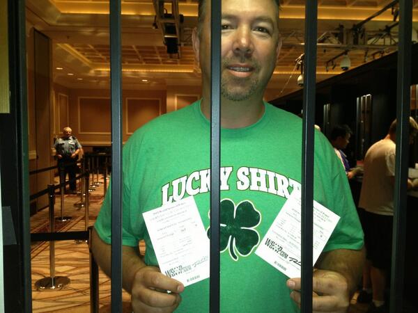 rob_holtam's tweet photo. #ccbpoker registered!!! http://t.co/mQ6ubsYGDP