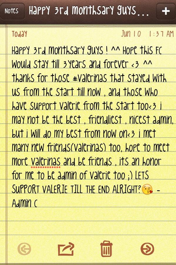 hi valerinas happy 3rd monthsary