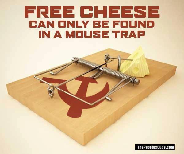 Free cheese On ne trouve de fromage gratuit que sur un piège à souris