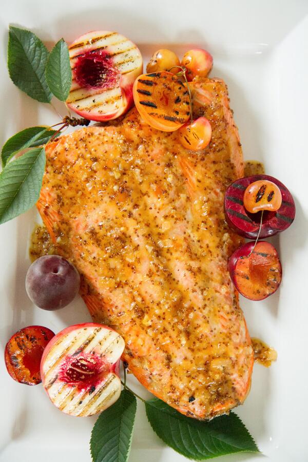 That's some nice grilled salmon you got there, sir! #SavingTheScoops