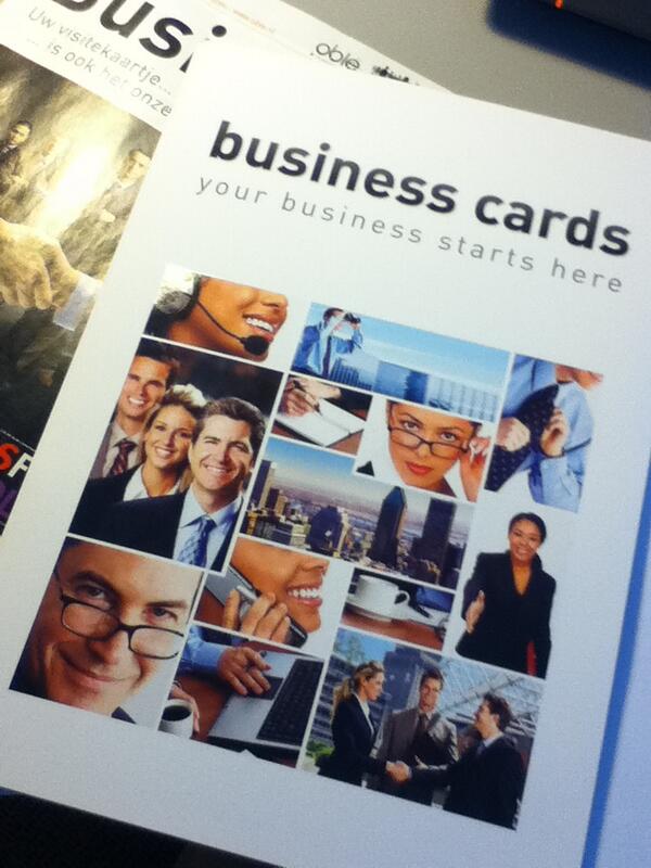 Unofficial world record "business-stock-photos-on-one-A4-piece-of-paper" Congrats oble.nl #ButGreatBusinesscards
