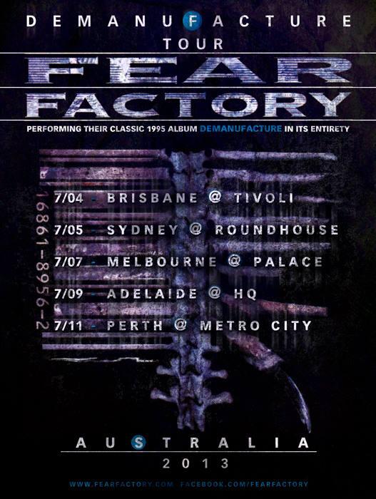 thatposterguy's tweet photo. Latest June 2013 Poster Distro @Fear_Factory Playing DEMANUFACTURE in full this July @soundwavefest @soundwavetours http://t.co/1WZW7vBQcz
