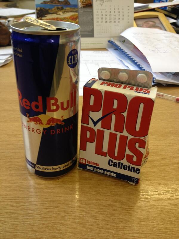 ErinFletcher91's tweet photo. This is my only hope of making it through the day with crashing out on my desk😭 #needmybed http://t.co/FChInuC3ch