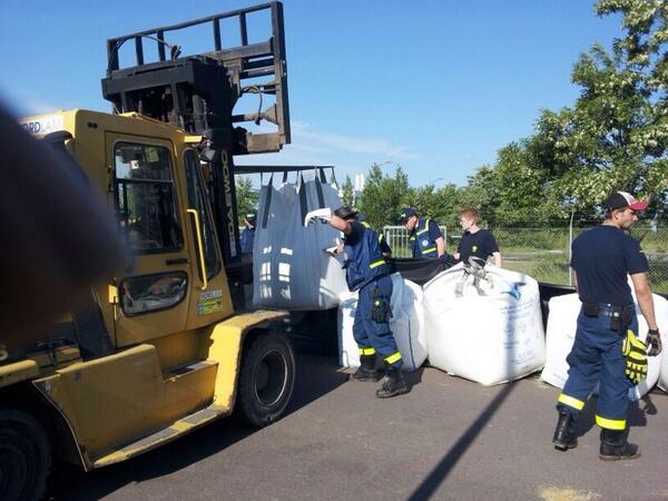 Eindrücke von der aktuellen Einsatzstelle