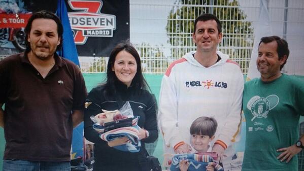 Subcampeones de la categoria absoluta Raquel y Alfredo