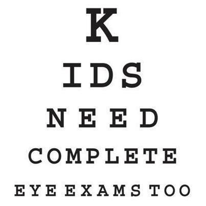Kids Need Complete Eye Exams Too