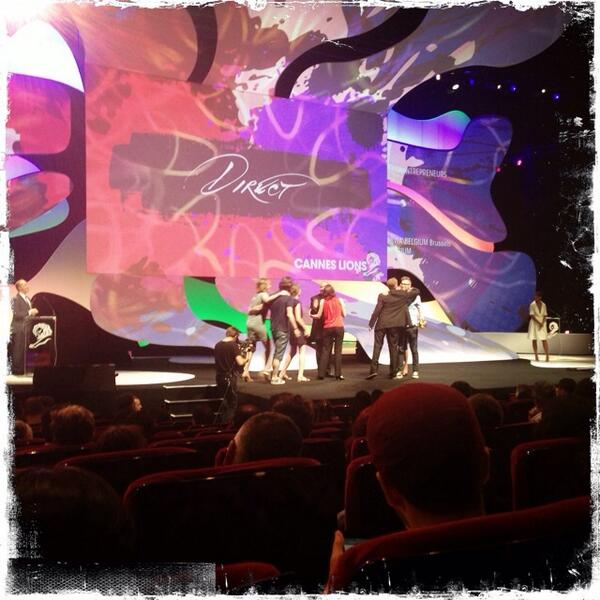 katrienbottez's tweet image. En hup! Een gouden leeuw voor KBC van TBWA