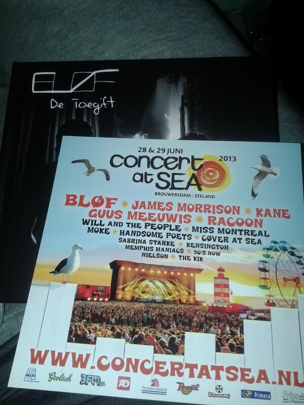 #DeToegift van @blof geluisterd die vandaag per post kwam. Mooi! En dan ook nog met reclame voor @concertatSEA. Leuk!