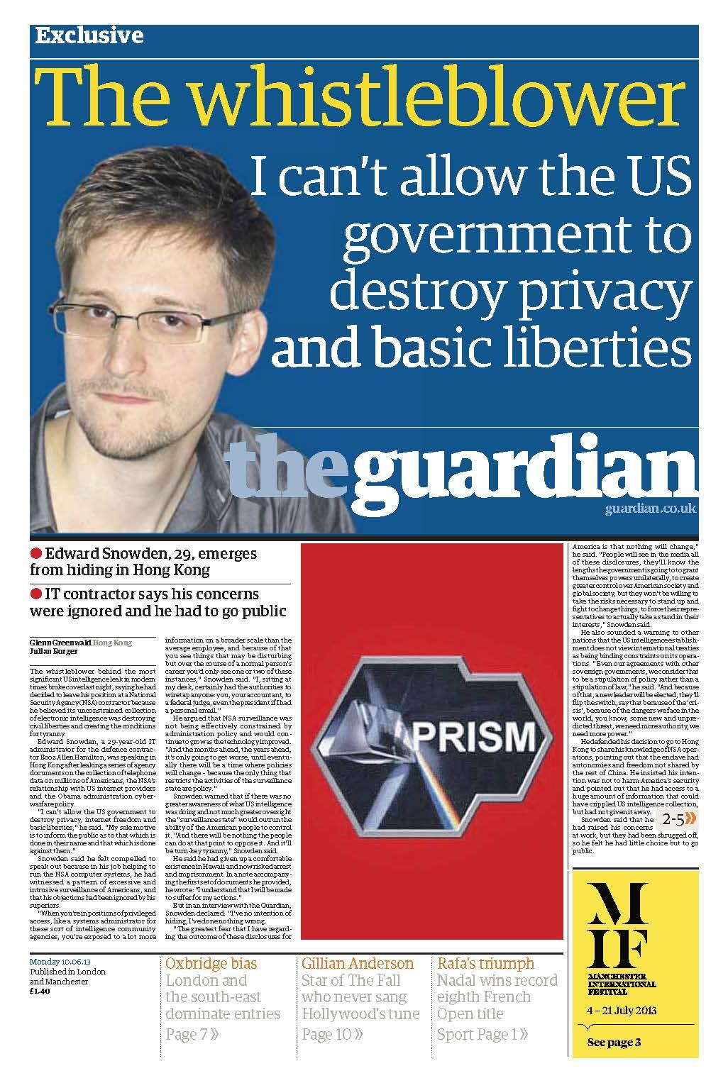 Edward Snowden Edward Snowden