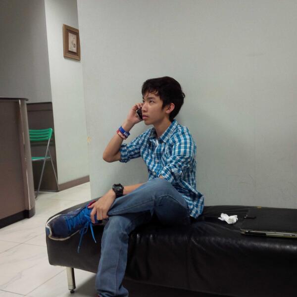 GavinaticOFC's tweet photo. @Gavin_MJ tadi sore ke dokter, Gavin batuk http://t.co/BMNHizg0at