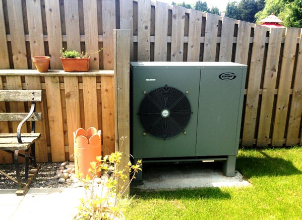 Here's a 12kW Air Source Heat Pump that we have installed! #NorthWest #AirSourceHeatPump #ValeEnergy