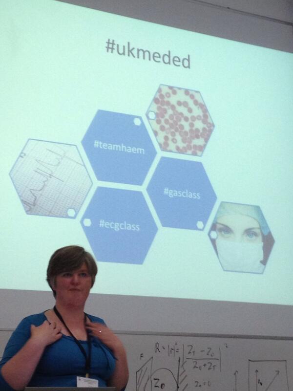 nlafferty's tweet image. #iamse13 @amcunningham  Showing some examples of #ukmeded twitter chat projects such as #gasclass