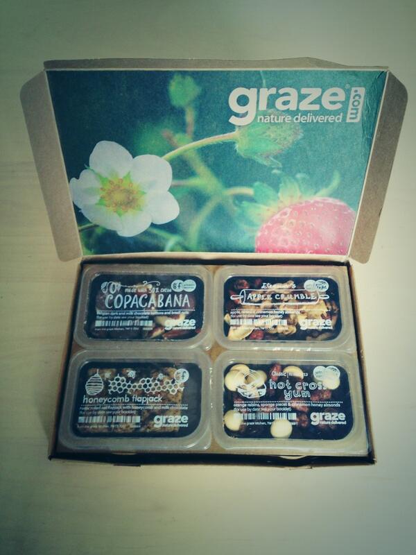DesignCW's tweet image. Free food! What&apos;s not to like!? Thank you @grazedotcom #grazebox
