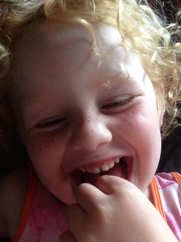 parentstalk's tweet photo. This girl is on my lap. Something is right in the world. http://t.co/5QGCEcDqXz