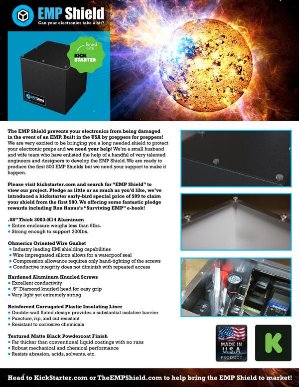 EMPShield's tweet photo. Here is a flyer we designed for an expo. We'd love your feedback on it prior to getting more printed, thank you! http://t.co/IR4fYJMqL7
