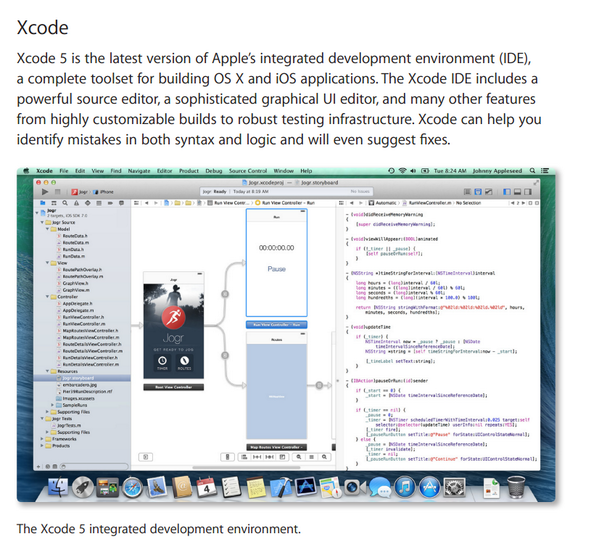 Jensen2k's tweet image. Woh, XCode 5! #wwdc #xcode5