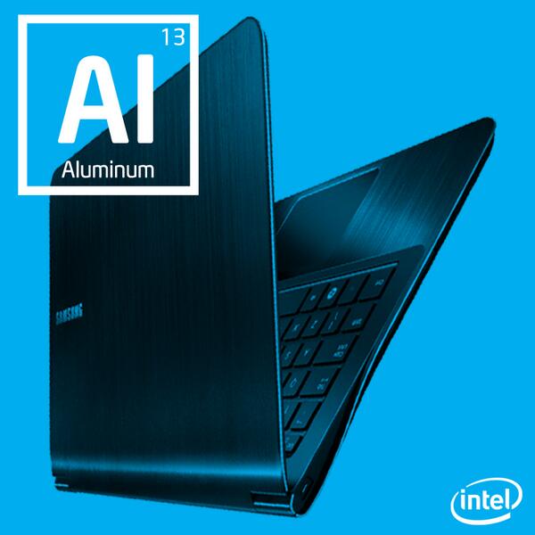 intel's tweet photo. 8% of the Earth's surface is made of Aluminum meaning an Ultrabook may be beneath your feet http://t.co/buDGutfRiW http://t.co/Vy40jf8QXh