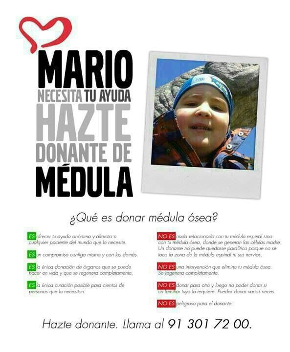 garridocoronado's tweet photo. RT “@teretetediaz: Por favor. Mi hijo Mario necesita un trasplante de médula ósea. Necesitamos ser mas! :-) http://t.co/FNFnDUOinF”