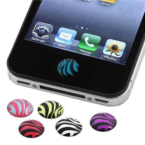 ABCFinances's tweet image. INSTEN 6 Pieces Zebra Patterns Home Button Sticker Compatible with Apple® iPhone® 4S ... - cellphonetray.com/insten-6-piece…