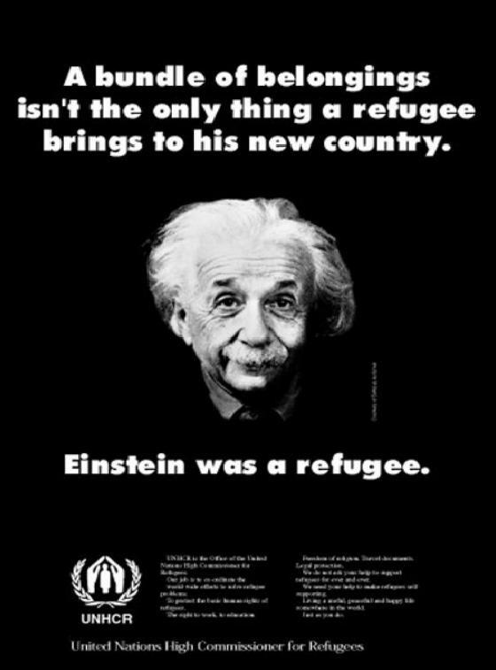 We wish we could write something as clever as the copy for this poster by <a href="/UNHCRUK/">UNHCR United Kingdom</a>: