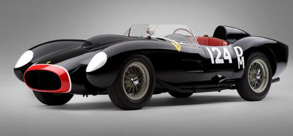 WishYouHad's tweet photo. 1957 Ferrari 250 Testa Rossa TR recently sold for $12.5 million in auction making it the most expensive car ever sold http://t.co/7Gk9Wz0GlS