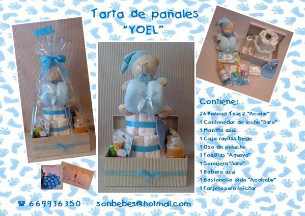 sonbebes's tweet photo. Tarta de pañales YOEL #leonesp http://t.co/2sjDFerU6A