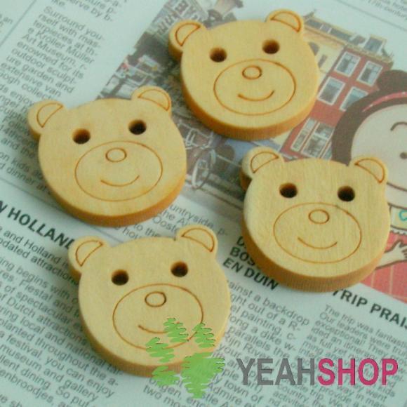 yeahshop's tweet photo. Bear Head Wooden Buttons - 17mmx18mm - 20 pcs
http://t.co/ndWoIZdeg6 http://t.co/ISebl7WeBF