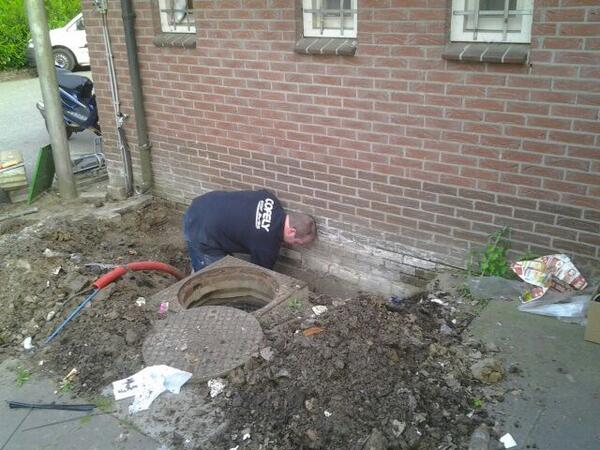 Dirty jobs taferelen tijdens onderhoudswerkzaamheden aan het clubgebouw!