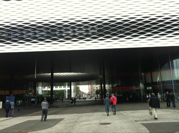 OnFairYC's tweet photo. BASEL NEWS - Check out this year's new building by Herzog &amp; De Meuron, we love! #artbasel #artfair http://t.co/dnJavmyktN