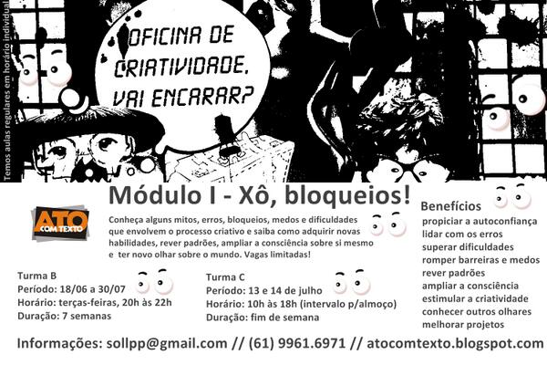 Solangewww's tweet photo. @ Oficinas de Criatividade http://t.co/WkQ6vMuYK0