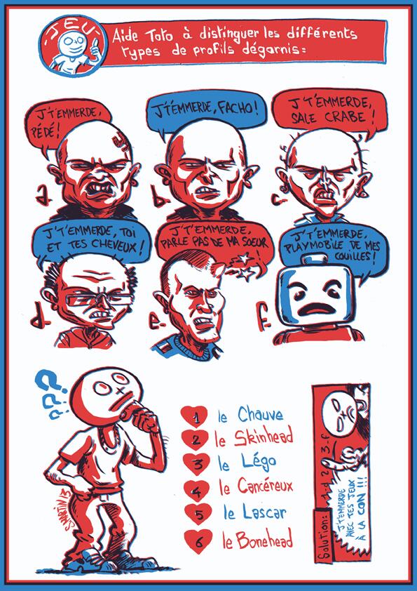 #bonehead ou #skinhead joue avec Toto et apprend à les distinguer !