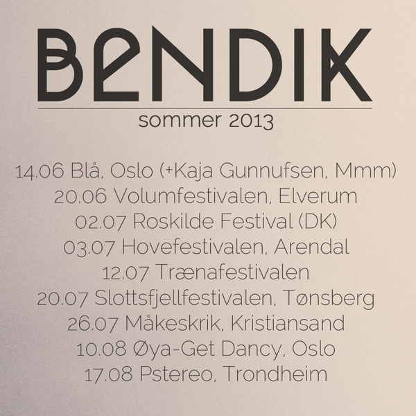 bendikofficial's tweet photo. Travel sommer! Sees på @Volumfestivalen @orangefeeling @hovefestivalen #træna @Slottsfjell @Pstereo @Maakeskriket ++ http://t.co/lrAnzNEPvi