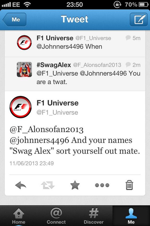 _AdrianNewey's tweet photo. @CuntWatching_ He deserved it. http://t.co/8F4tV3RPLQ