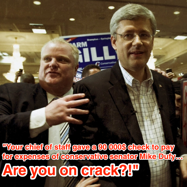 BCJimB's tweet photo. MEME PIC : Harper's chief of staff cut a check for 90 000$ to pay for Dufy's expenses... #bcpoli #topoli #cdnpoli http://t.co/eATjeqbadn