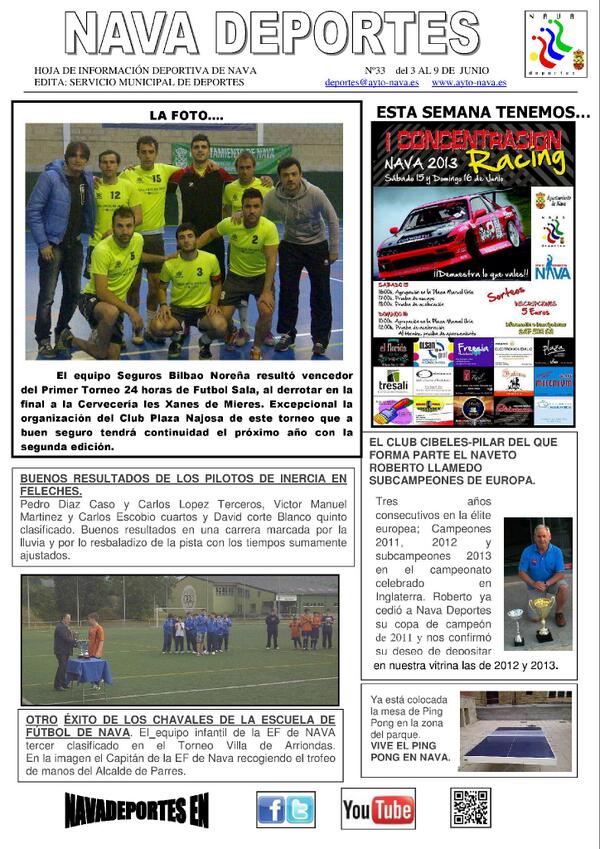 HOJA DEPORTIVA DE NAVA Nº33 (pag 1)