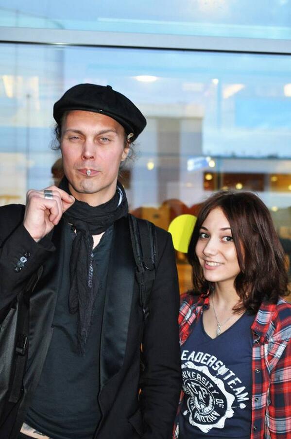 Ville Valo in Moscow today.
