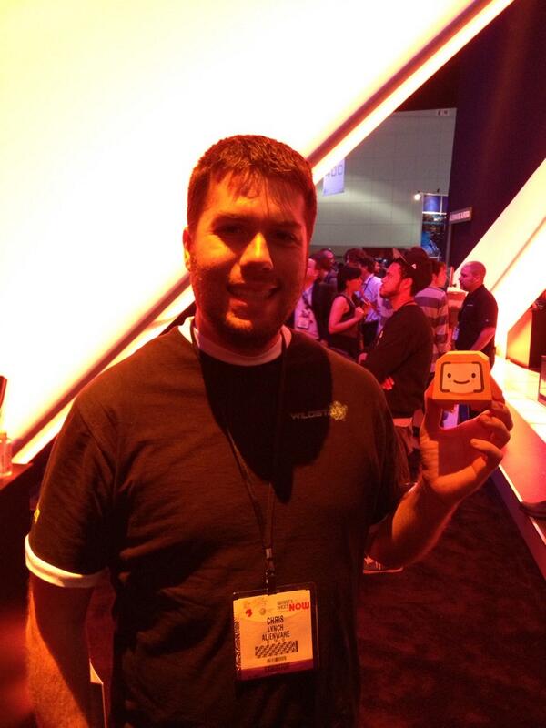 [+_+] photo6_with WILDSTAR Lead Combat Designer, Chris Lynch #E3 tour