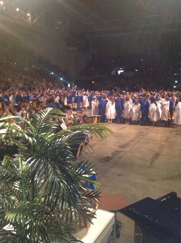 NAHSBlueEagle's tweet photo. #nahs2013 commencement finished http://t.co/daVu74iiy9