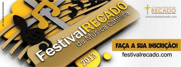 festrecado's tweet photo. @RCCBrasil Artistas do Brasil! Eis mais uma oportunidade para divulgar seus talentos! Siga-nos @festrecado ! http://t.co/SbnpZRKM2v