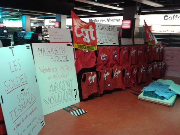 Quand les collègues de Rouen occupent le magasin...