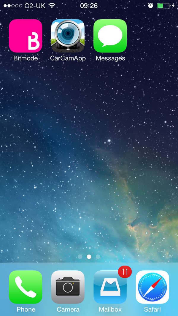 paulmullett's tweet photo. Pretty sure someone at Apple saw the refreshed @bitmodelabs logo and thought, “yes, there’s the corners iOS 7 needs”. http://t.co/BqzQrPpPIv