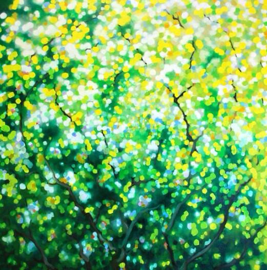 happiness_dsign's tweet image. RT alisonjardine: Morning, Unraveled' ~ 40" x 40" oil on canvas  #art . . #painting