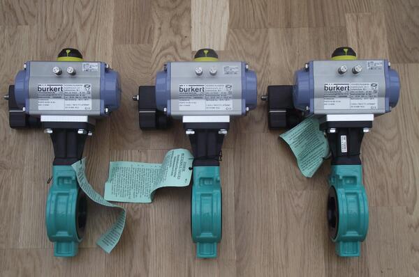 misprocess's tweet image. Actuated Butterfly Valve Package for Chemical Manufacturer.#Bürkert