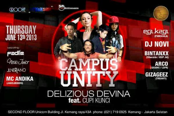 OtherSide_Prod's tweet image. Tomorrow #CAMPUSUNITY Thurs, 13 Jun 13 Campus Nite @IISIP_Jakarta, Trisakti, Pancasila, LSPR at @SF_2ndFloor