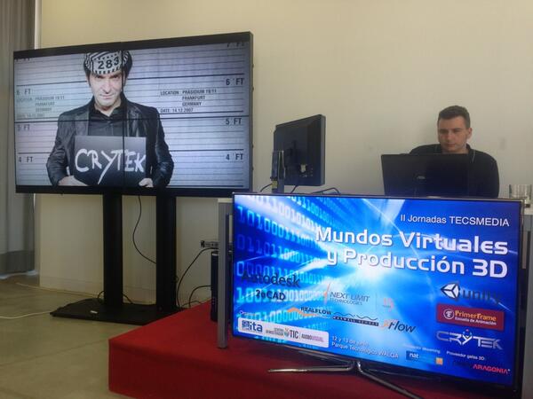 ITA_tecnologia's tweet image. #TECSMEDIA con @CrytekGmbH y #acsimulation presentando #CryEngine. En directo con @natinnova bit.ly/11FDEab