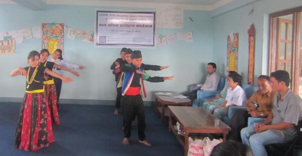 In honor of #WorldDayAgainstChildLabour 2013, children at Hamro Ghar showed their various talents