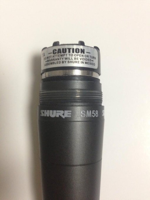 Shure Sm58の本物と偽物を見分けるポイント Togetter