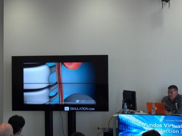 sergiomayo's tweet image. #acsimulation y #crytek en #tecsmedia hablando de aplicaciones para medicina