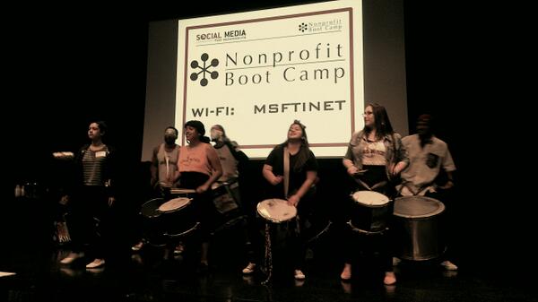 BlackGirlsCode's tweet photo. Talk about a drum roll :) Welcome to Nonprofit BootCamp presented by Microsoft #NPBC13 http://t.co/FrCKzhiNIG