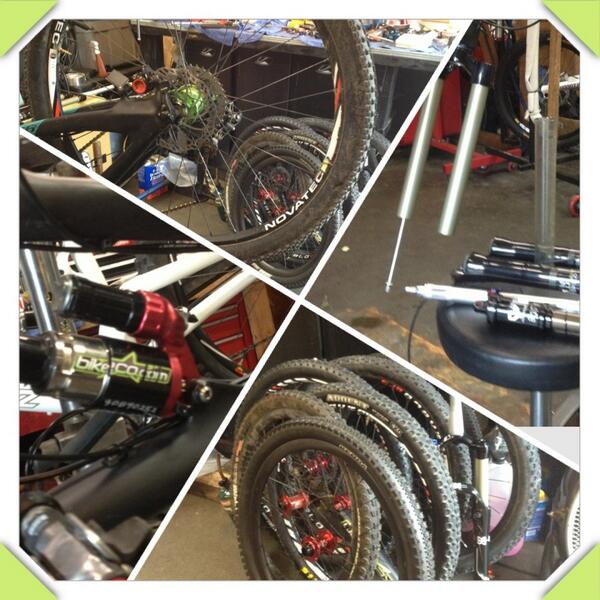JoeBinatena's tweet image. Getting @JCyouKnow ready for Ashland @TheBikeCompany